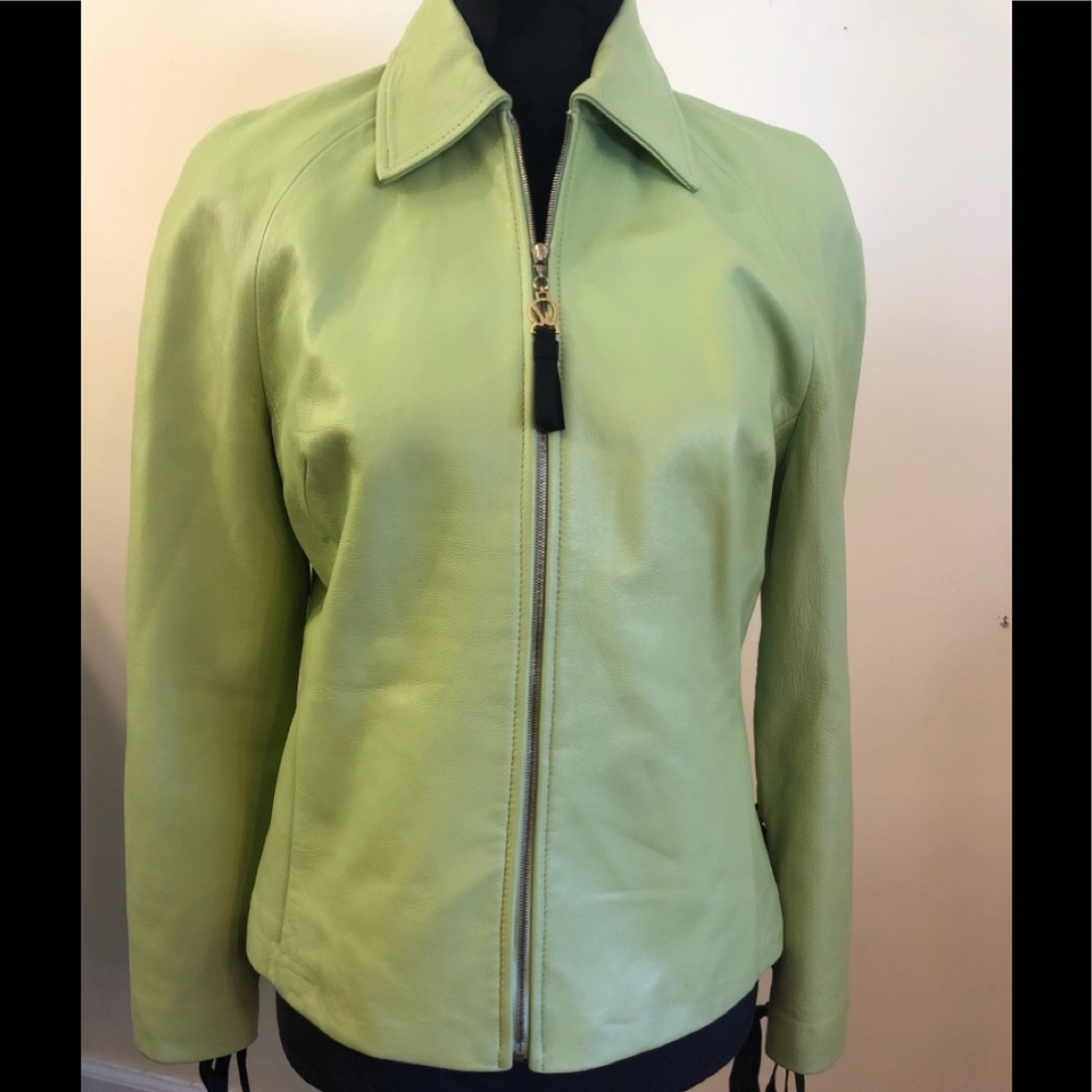 St. John Sport leather jacket